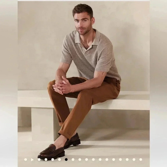 Banana Republic athletic  rapid movement Chino sz 34x34 - Picture 9 of 13